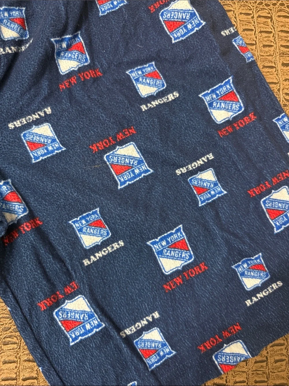 NHL New York Rangers Boys XL 18/20 Pajama Lounge Shorts
